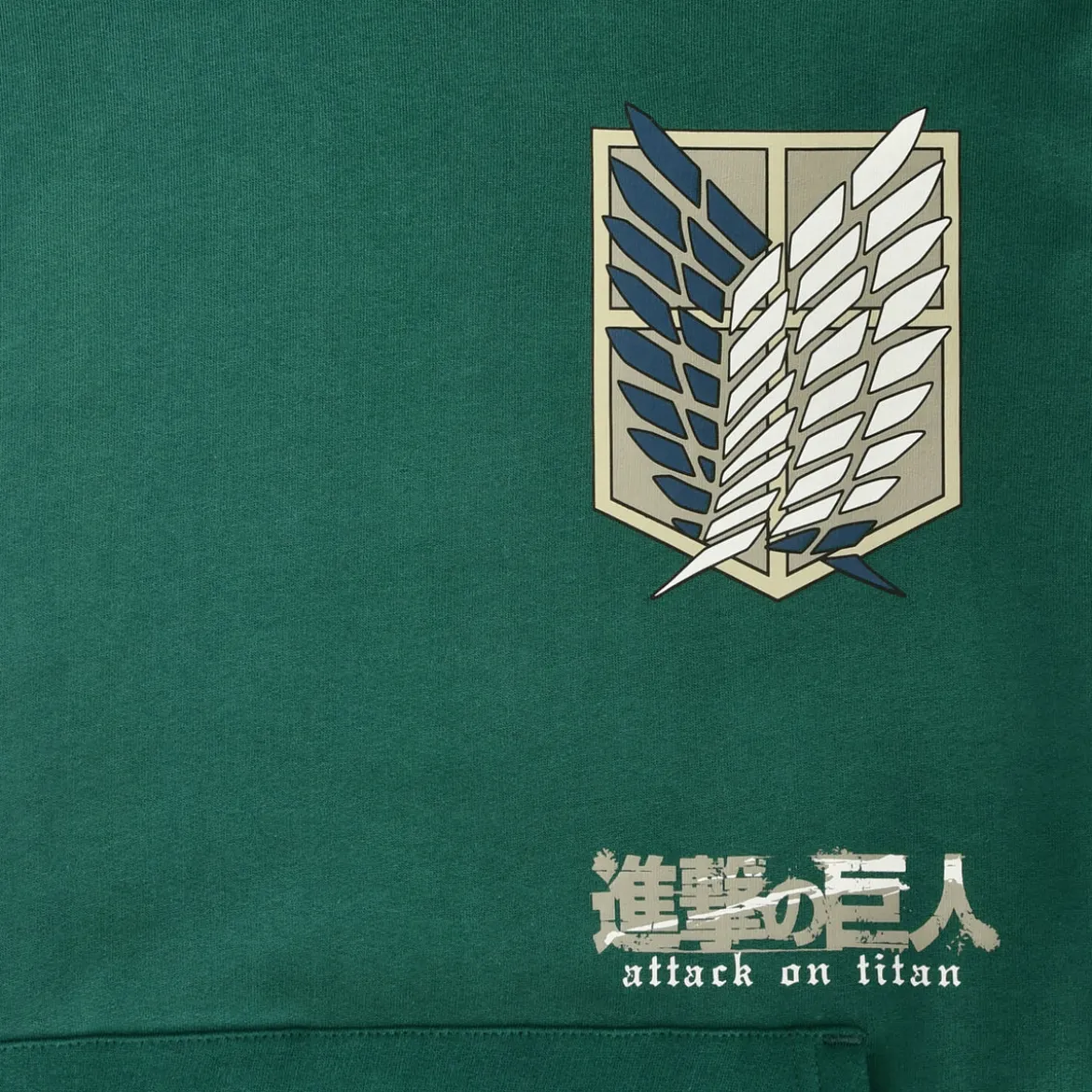 Scout Symbol Military Hoodie grün - Attack on Titan