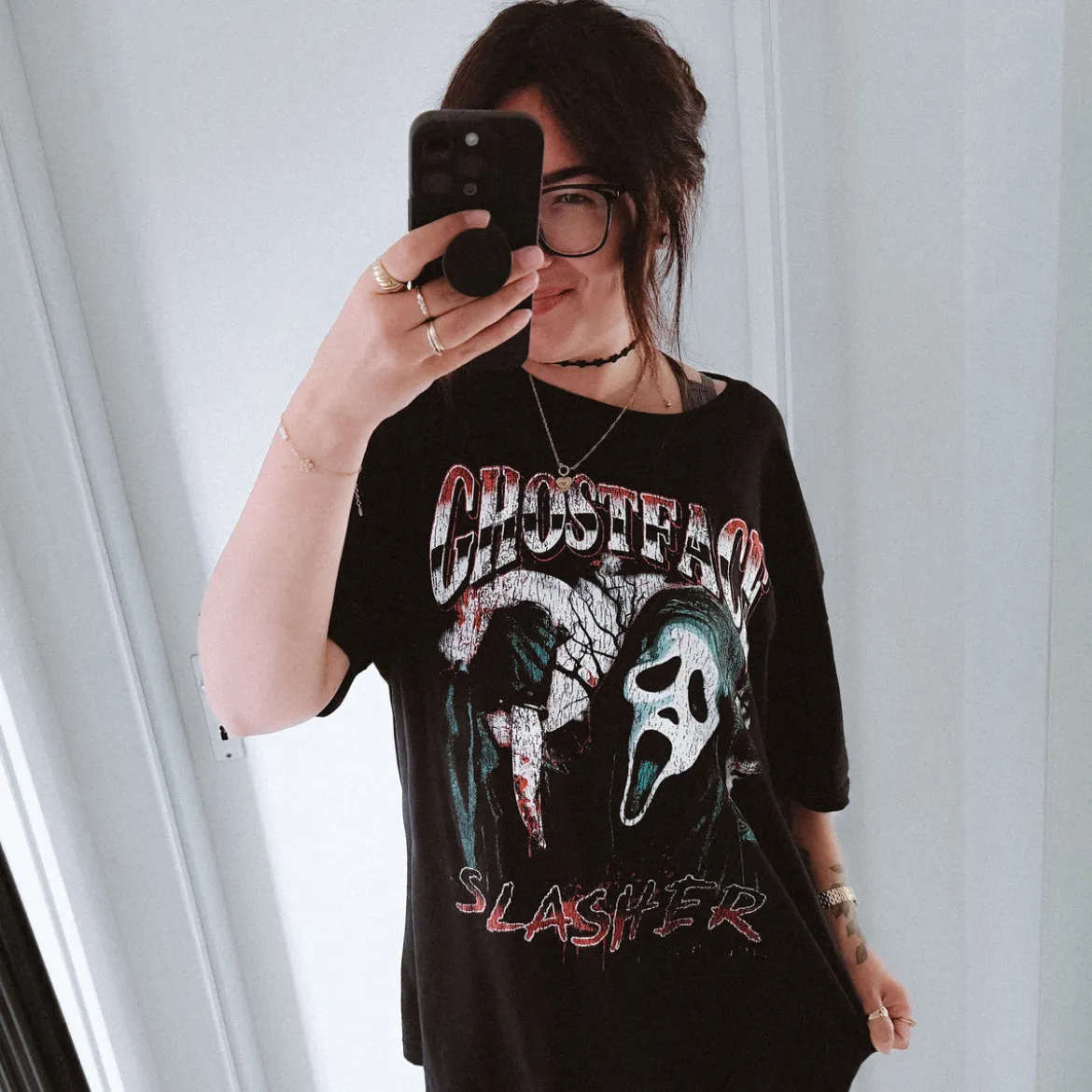 Scream Ghost Face - Slasher T-Shirt schwarz