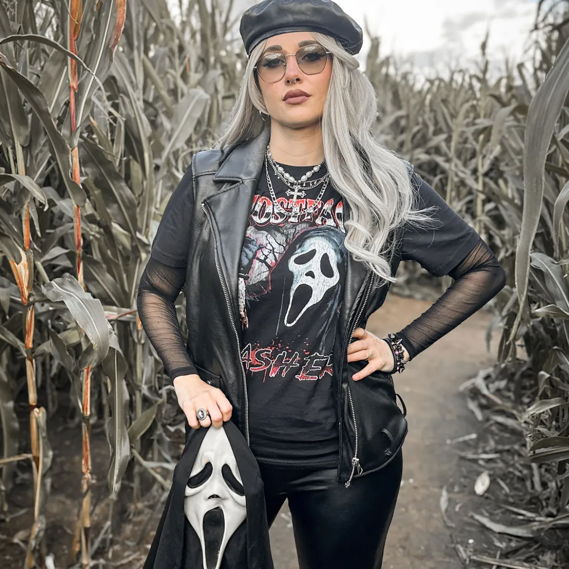 Scream Ghost Face - Slasher T-Shirt schwarz