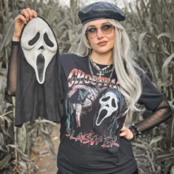 Scream Ghost Face - Slasher T-Shirt schwarz