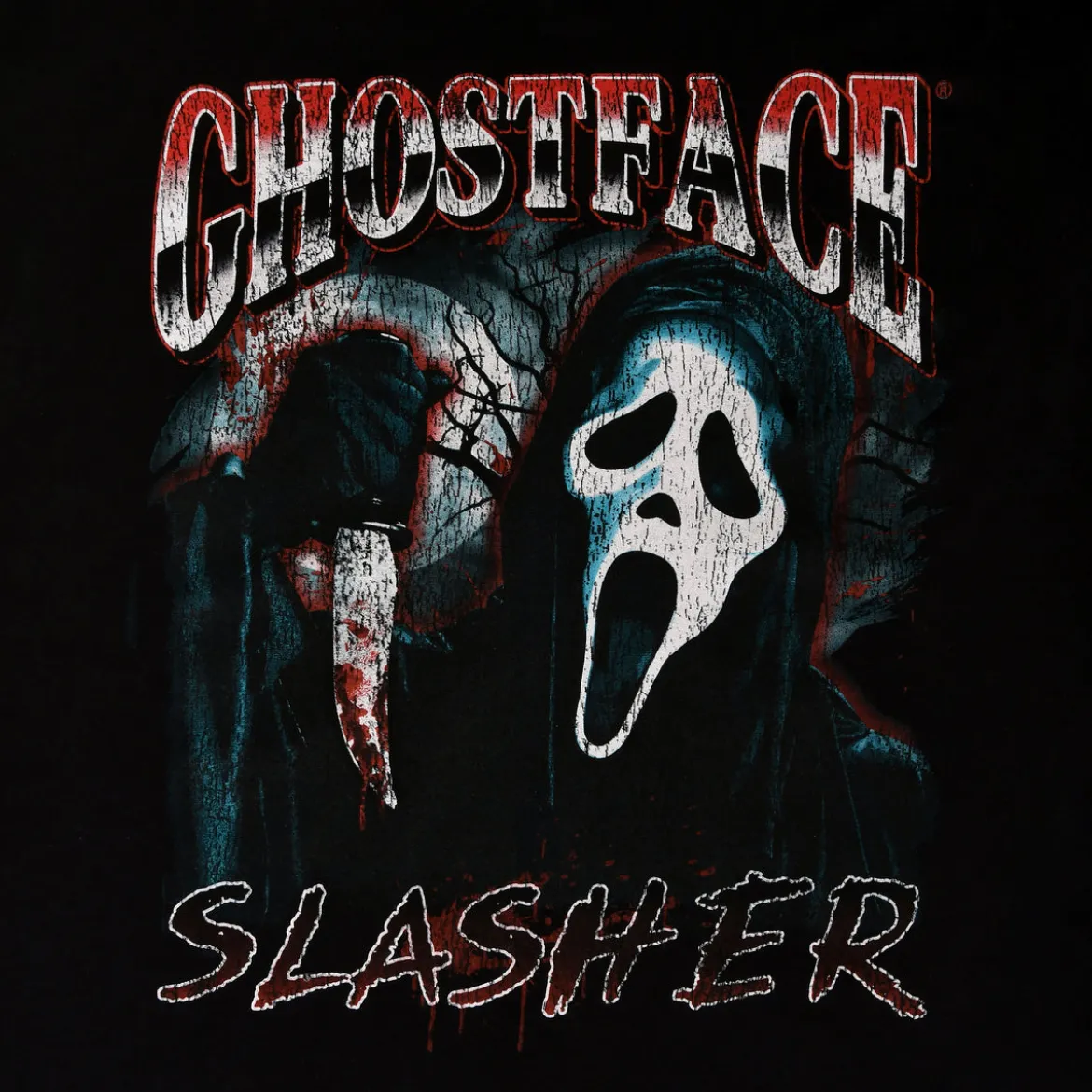 Scream Ghost Face - Slasher T-Shirt schwarz