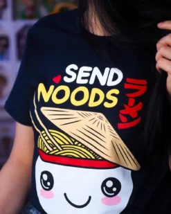 Send Noods Ramen T-Shirt für Anime Fans blau