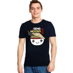 Send Noods Ramen T-Shirt für Anime Fans blau