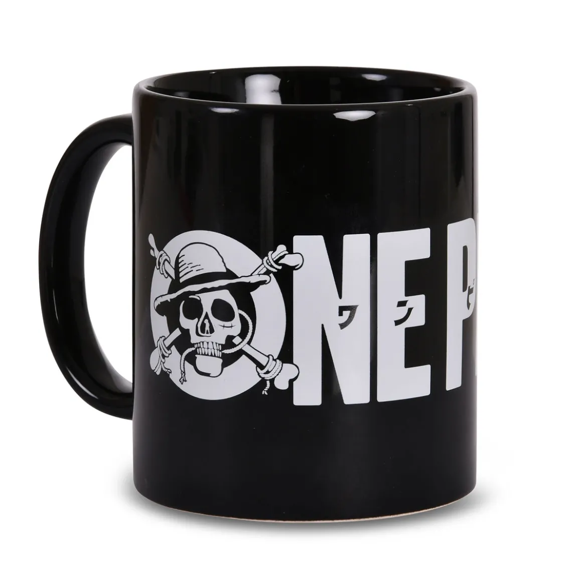 Serien Logo Tasse schwarz-weiß - One Piece