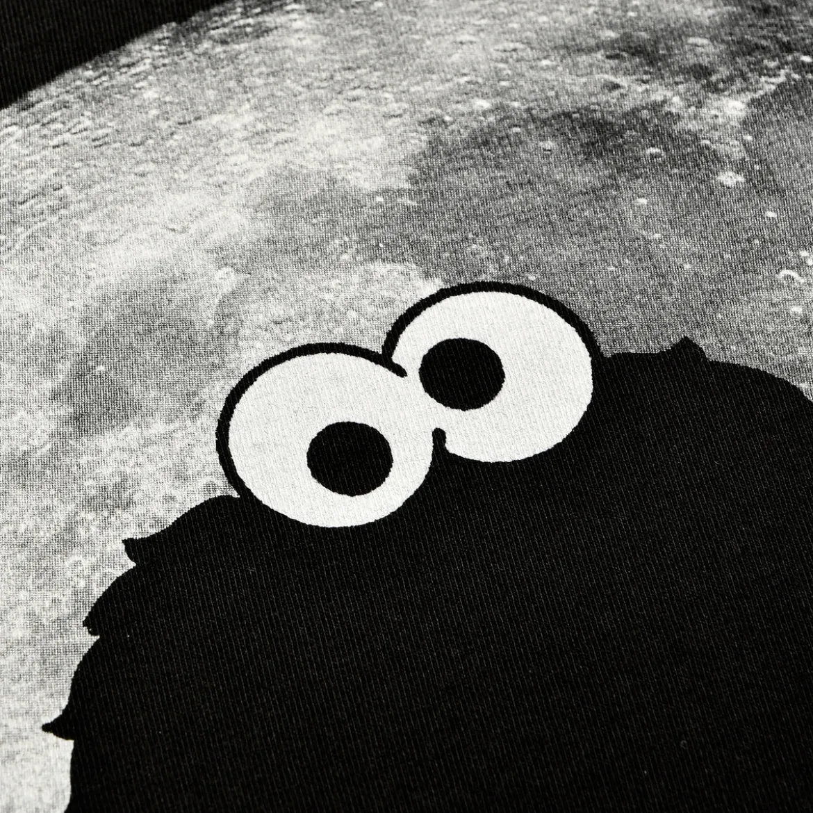 Sesamstraße - Cookie Monster Moonnight T-Shirt schwarz