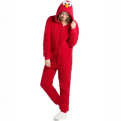 Sesamstraße - Elmo Plüsch Onesie für Erwachsene