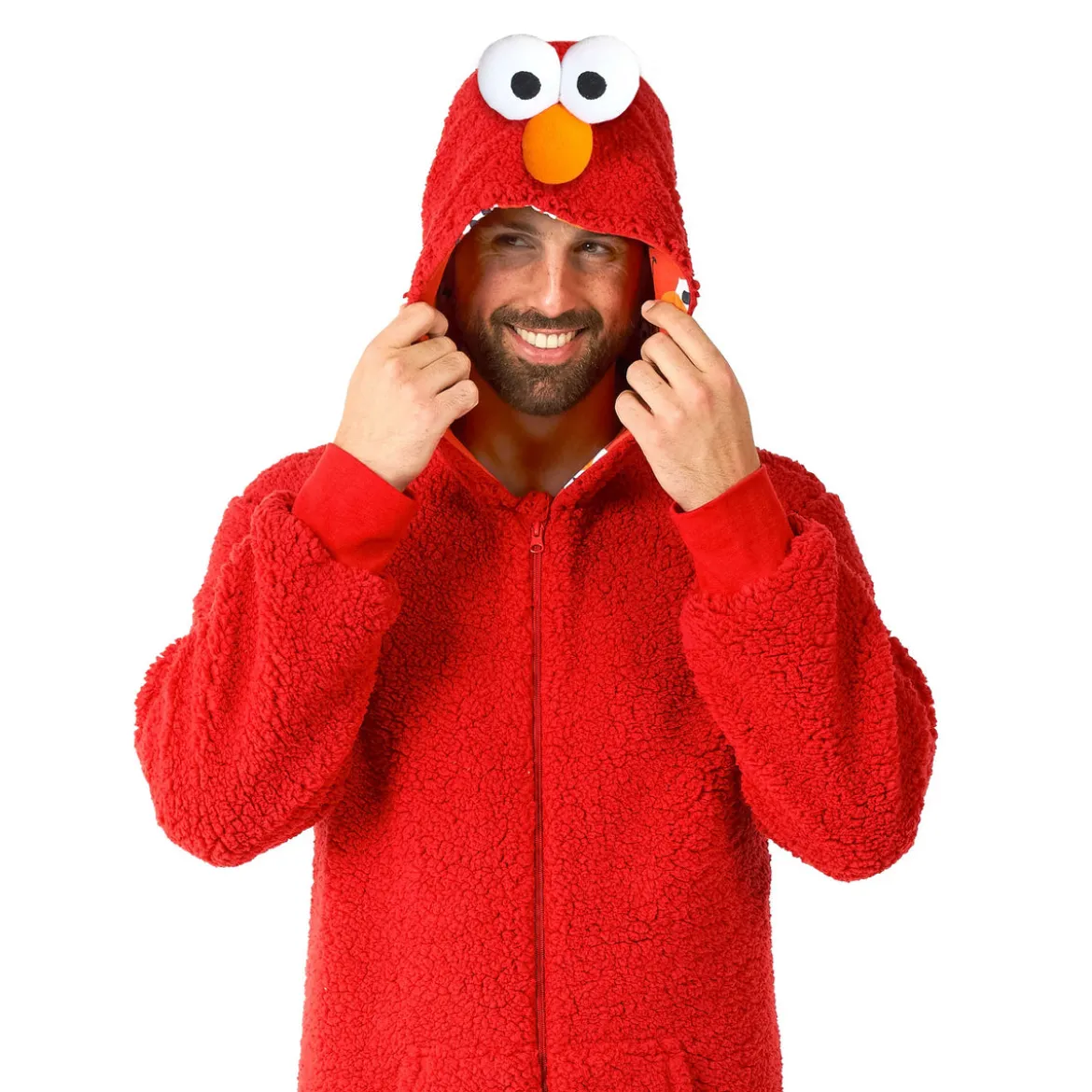 Sesamstraße - Elmo Plüsch Onesie für Erwachsene