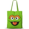 Sesamstraße FAN Einkaufstasche Oscar the Grouch Face
