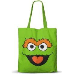 Sesamstraße FAN Einkaufstasche Oscar the Grouch Face