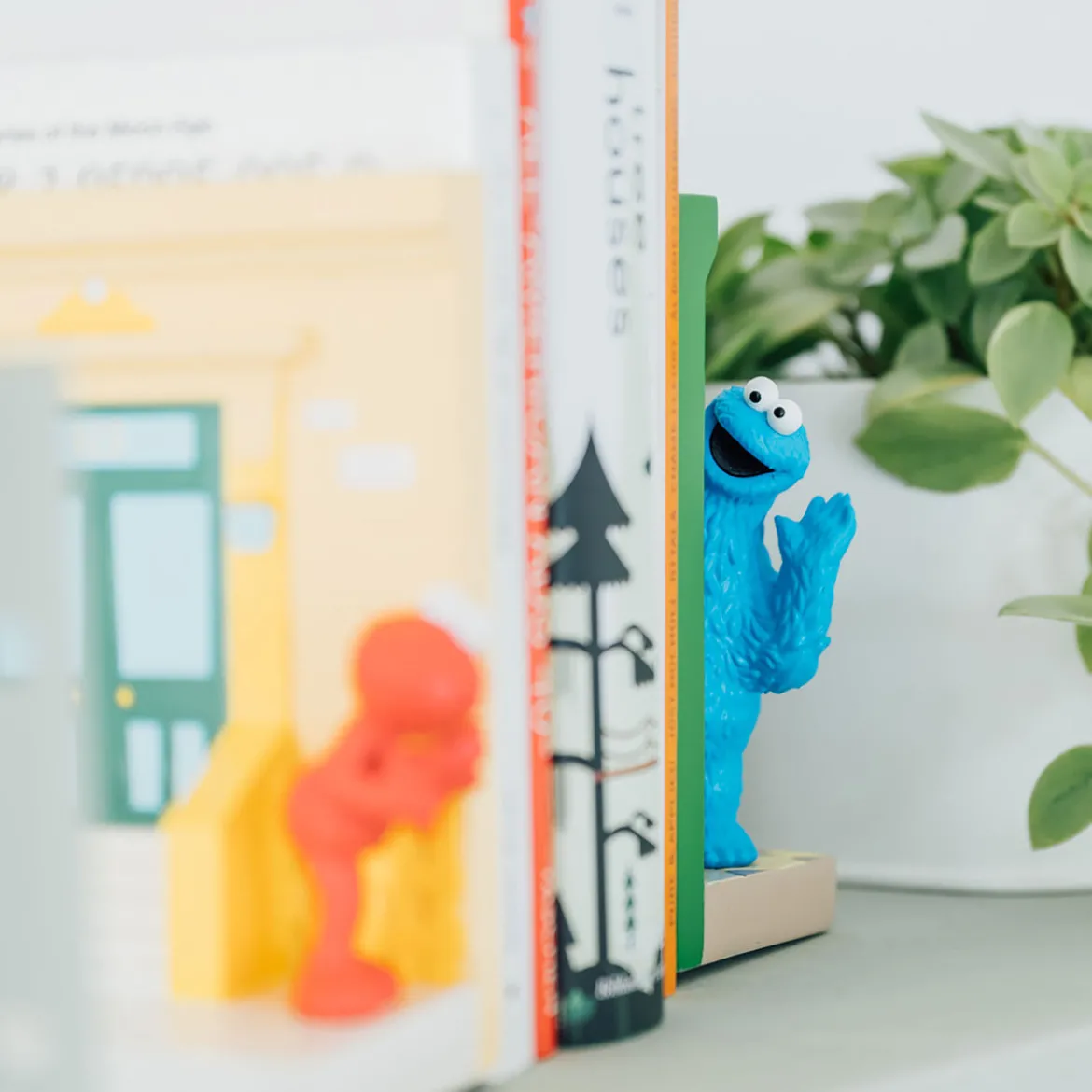 Sesamstraße - Krümelmonster und Elmo Buchstützen