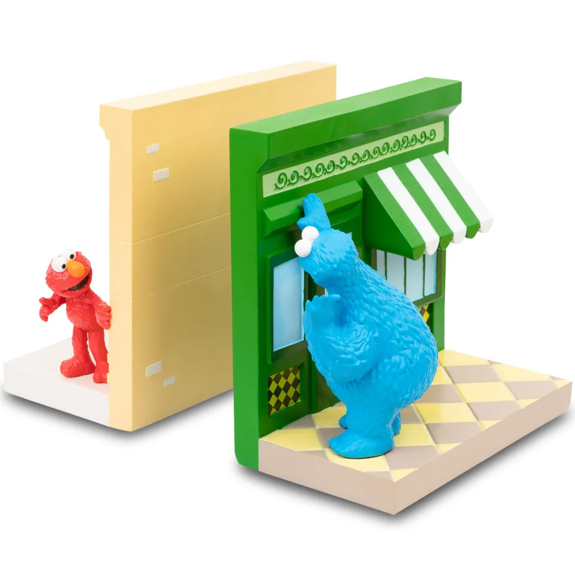 Sesamstraße - Krümelmonster und Elmo Buchstützen