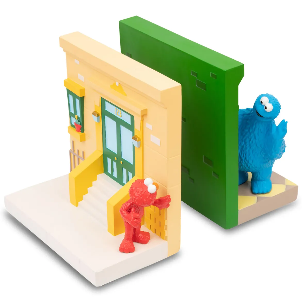 Sesamstraße - Krümelmonster und Elmo Buchstützen