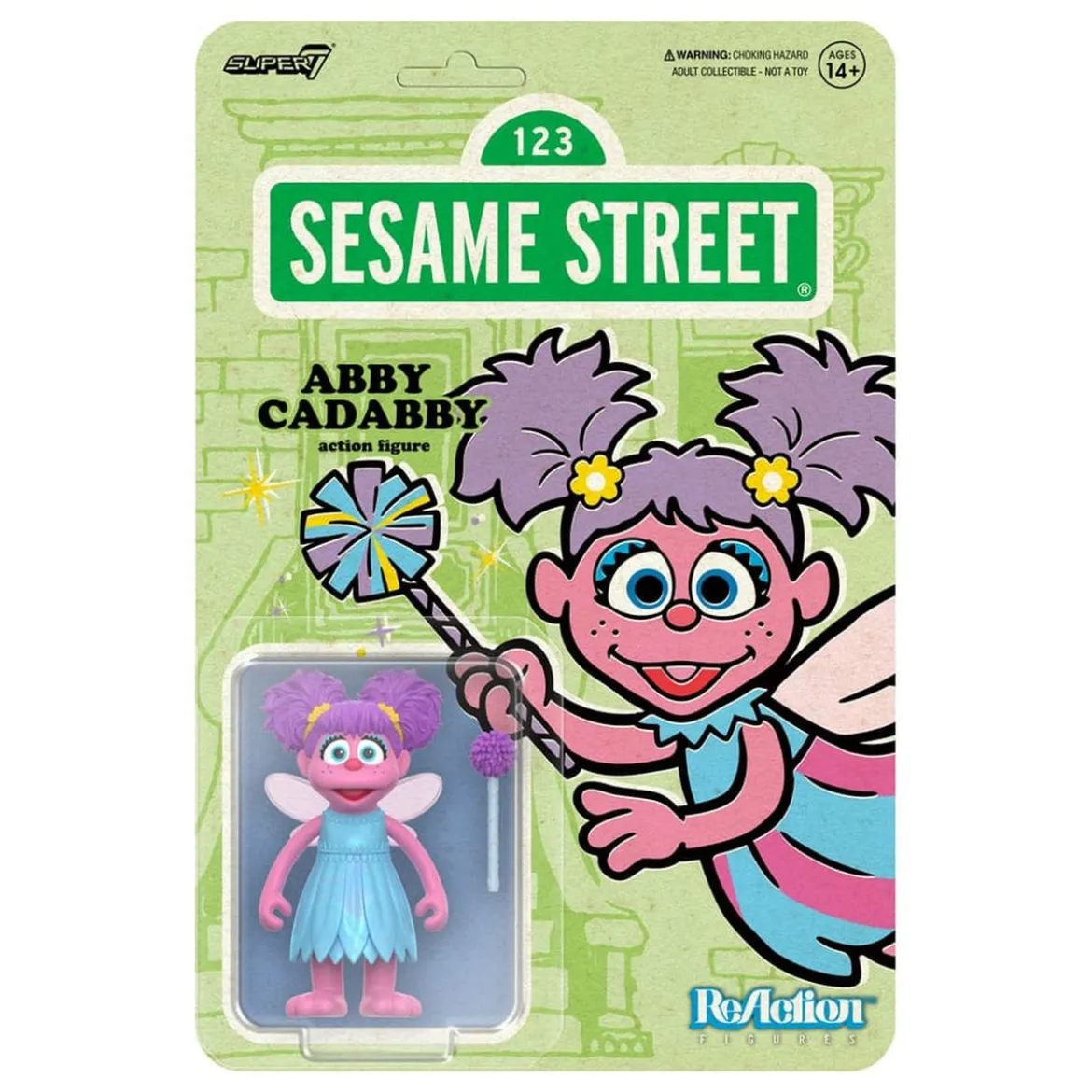 Sesamstraße ReAction Actionfigur Wave 05 Abby Cadabby 10 cm
