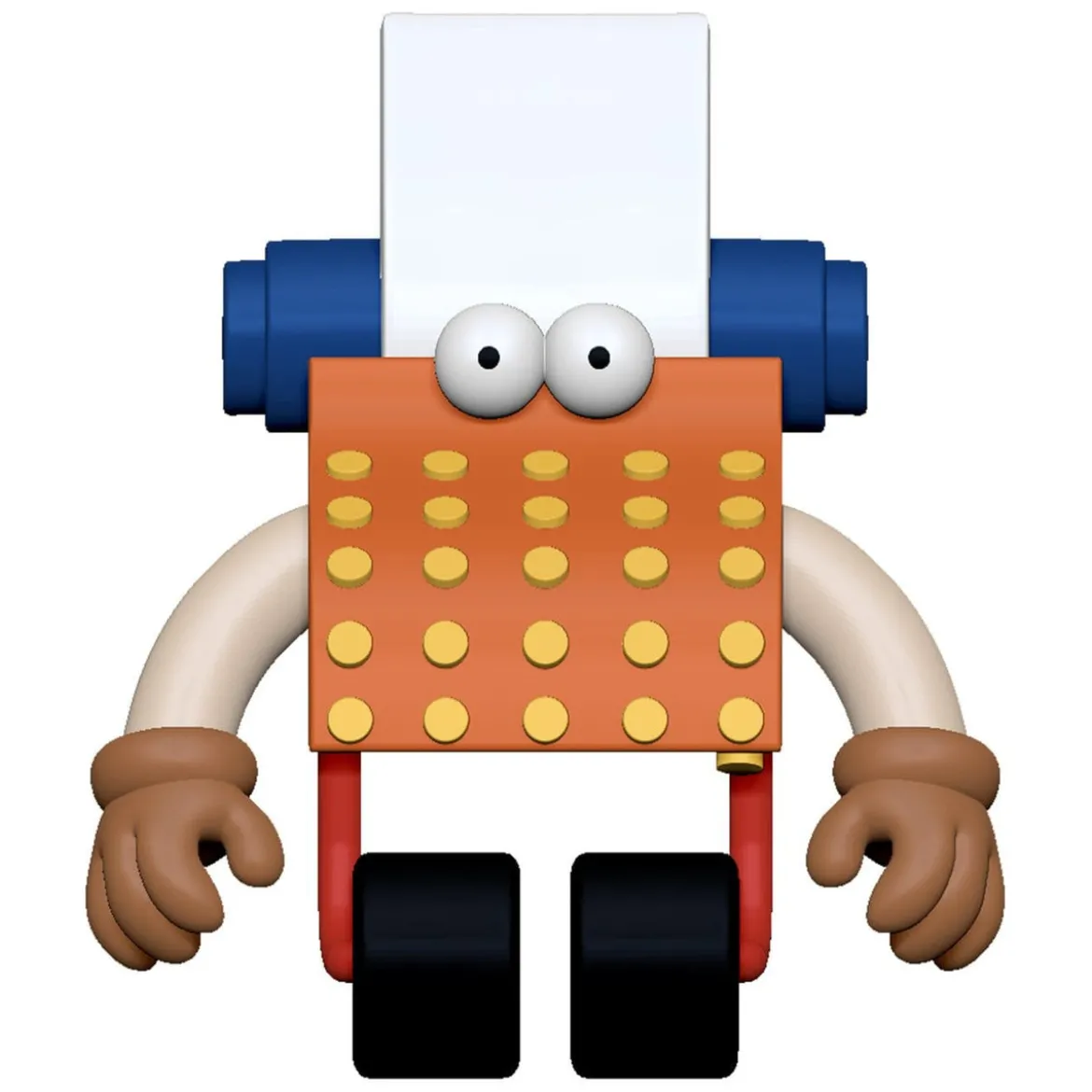 Sesamstraße ReAction Actionfigur Wave 06 Typewriter Guy 10