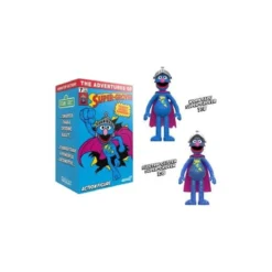 Sesamstraße ReAction Actionfigur Super Grover (W/Chase)