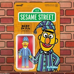 Sesamstraße ReAction Actionfigur Wave 06 Bert (PJ) 10 cm