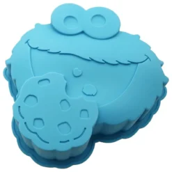 Sesamstraße Silikon-Backform Krümelmonster blau
