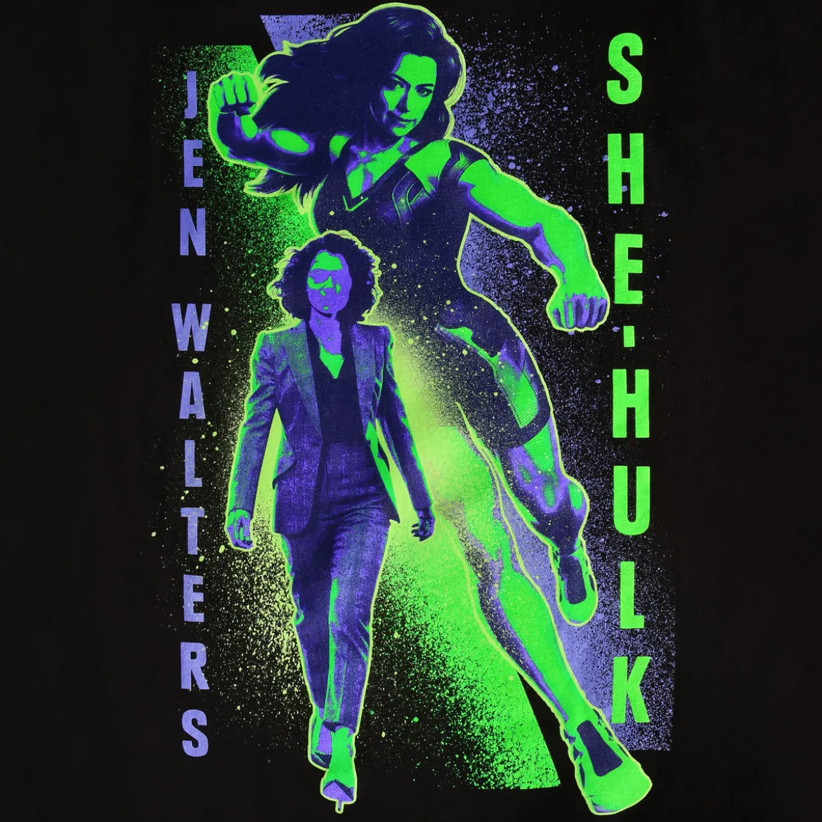 She-Hulk - Jen Walters T-Shirt schwarz