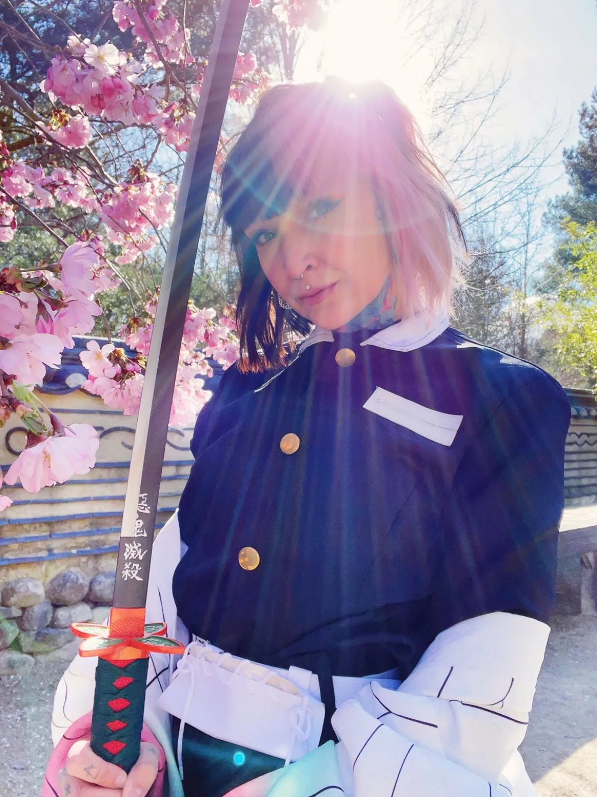 Shinobu Hashira Katana Replik mit Saya für Demon Slayer Fans