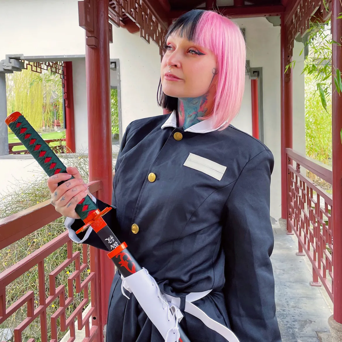 Shinobu Hashira Katana Replik mit Saya für Demon Slayer Fans