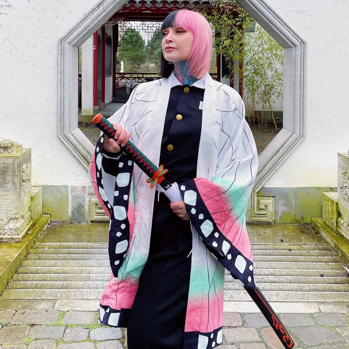 Shinobu Hashira Katana Replik mit Saya für Demon Slayer Fans