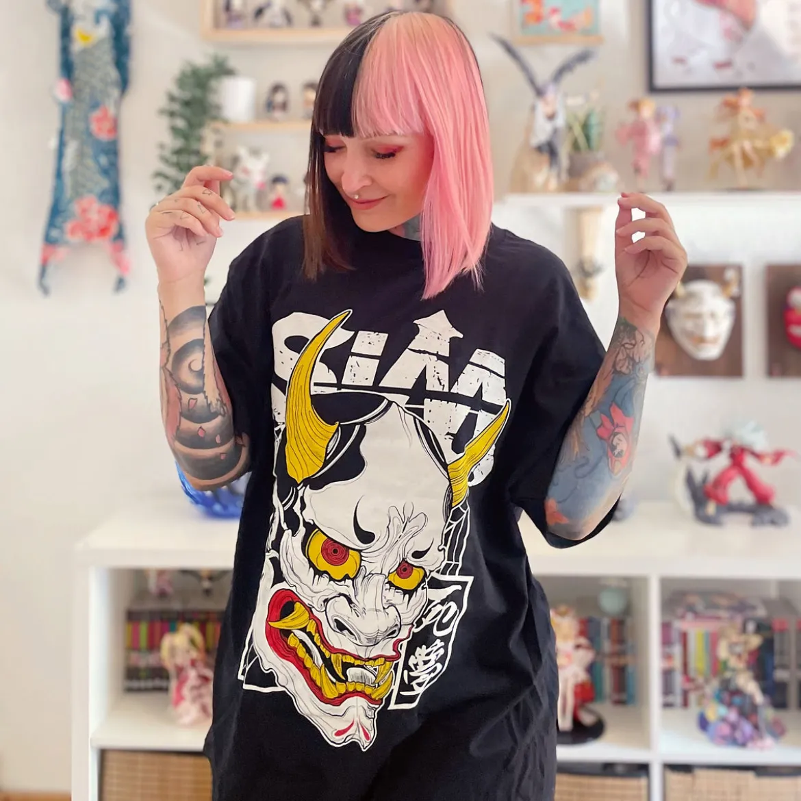 SiM - Mask T-Shirt schwarz