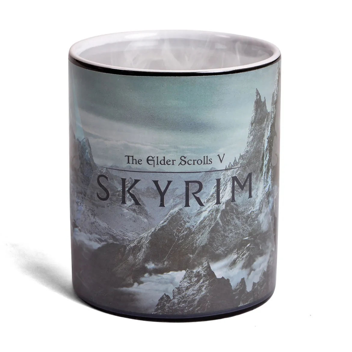 Skyrim - Dragon Logo Thermoeffekt Tasse