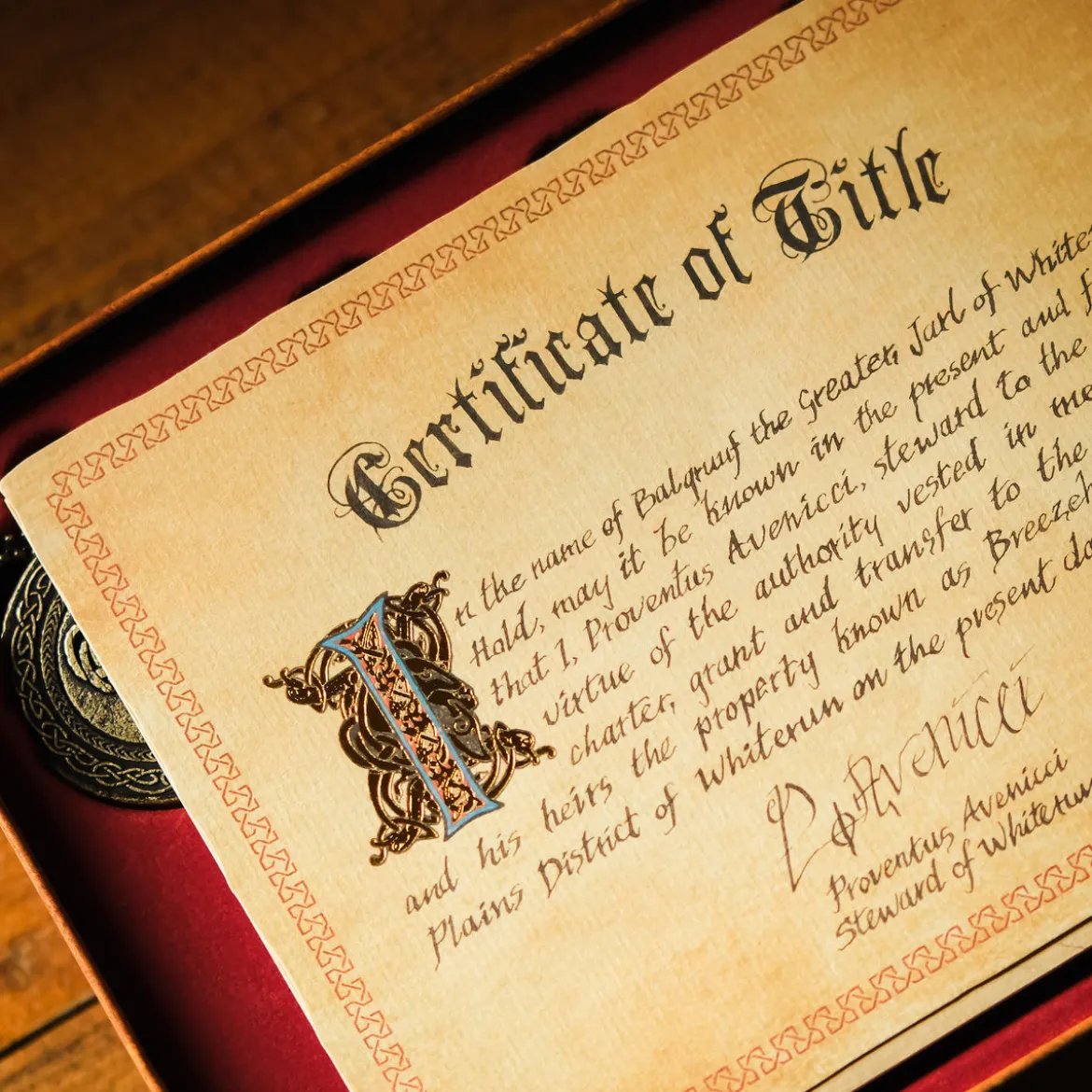 Skyrim - Honorary Citizen Chest Artefakt Box