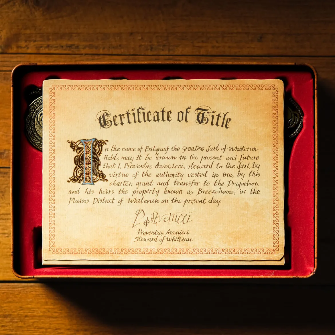 Skyrim - Honorary Citizen Chest Artefakt Box