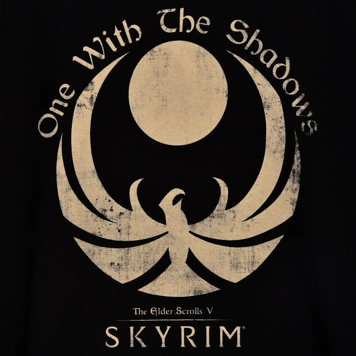 Skyrim - One With the Shadows T-Shirt schwarz