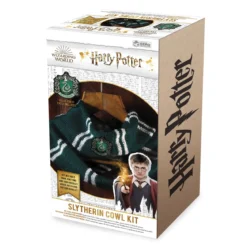 Slytherin Loop Schal Strick-Set - Harry Potter