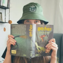 Slytherin Wappen Hut mit Wendemotiv - Harry Potter