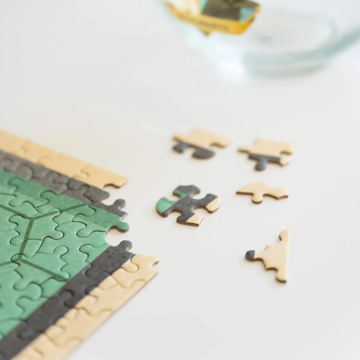 Slytherin Wappentier Puzzle in Zaubertrank-Flasche - Harry Potter