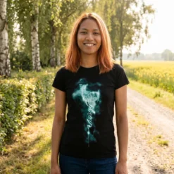Snape Patronus Always T-Shirt Damen schwarz - Harry Potter