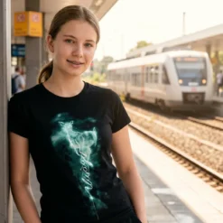 Snape Patronus Always T-Shirt Damen schwarz - Harry Potter
