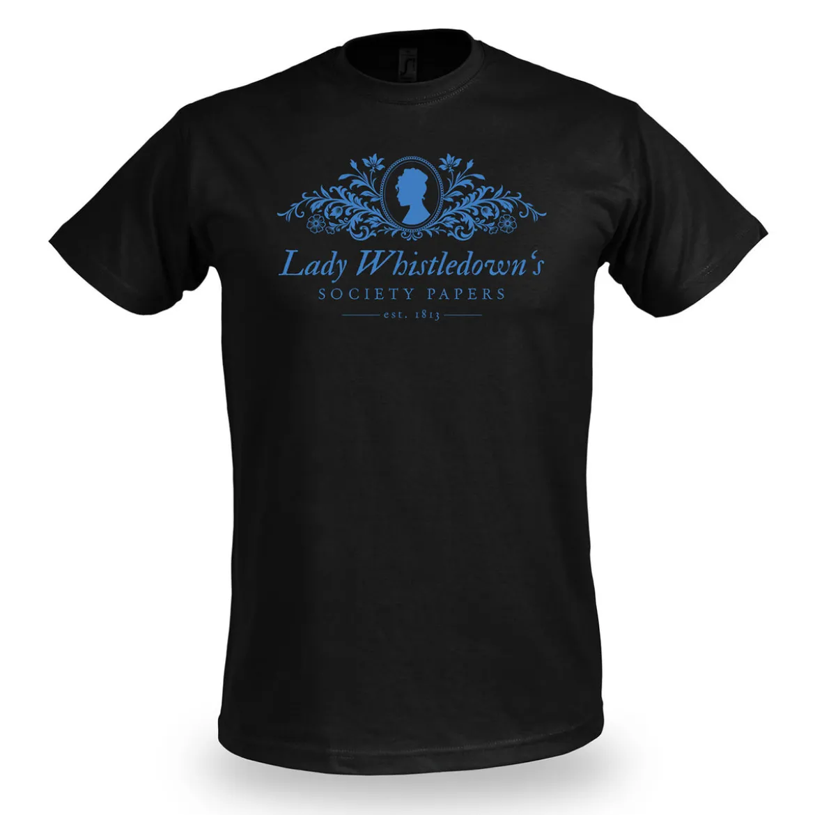 Society Papers T-Shirt schwarz für Bridgerton Fans