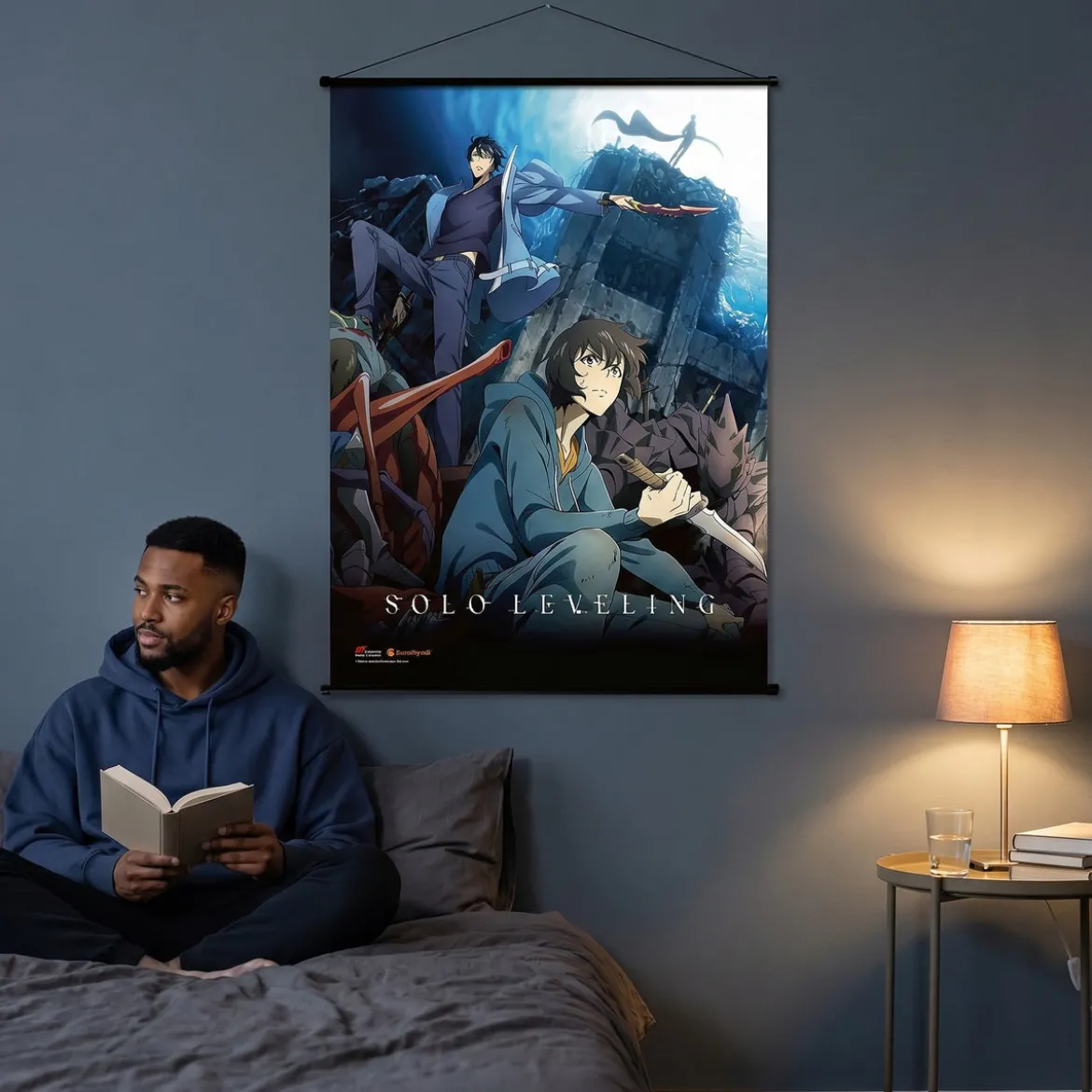 Solo Leveling - Sung Jinwoo Key Art Wall Scroll