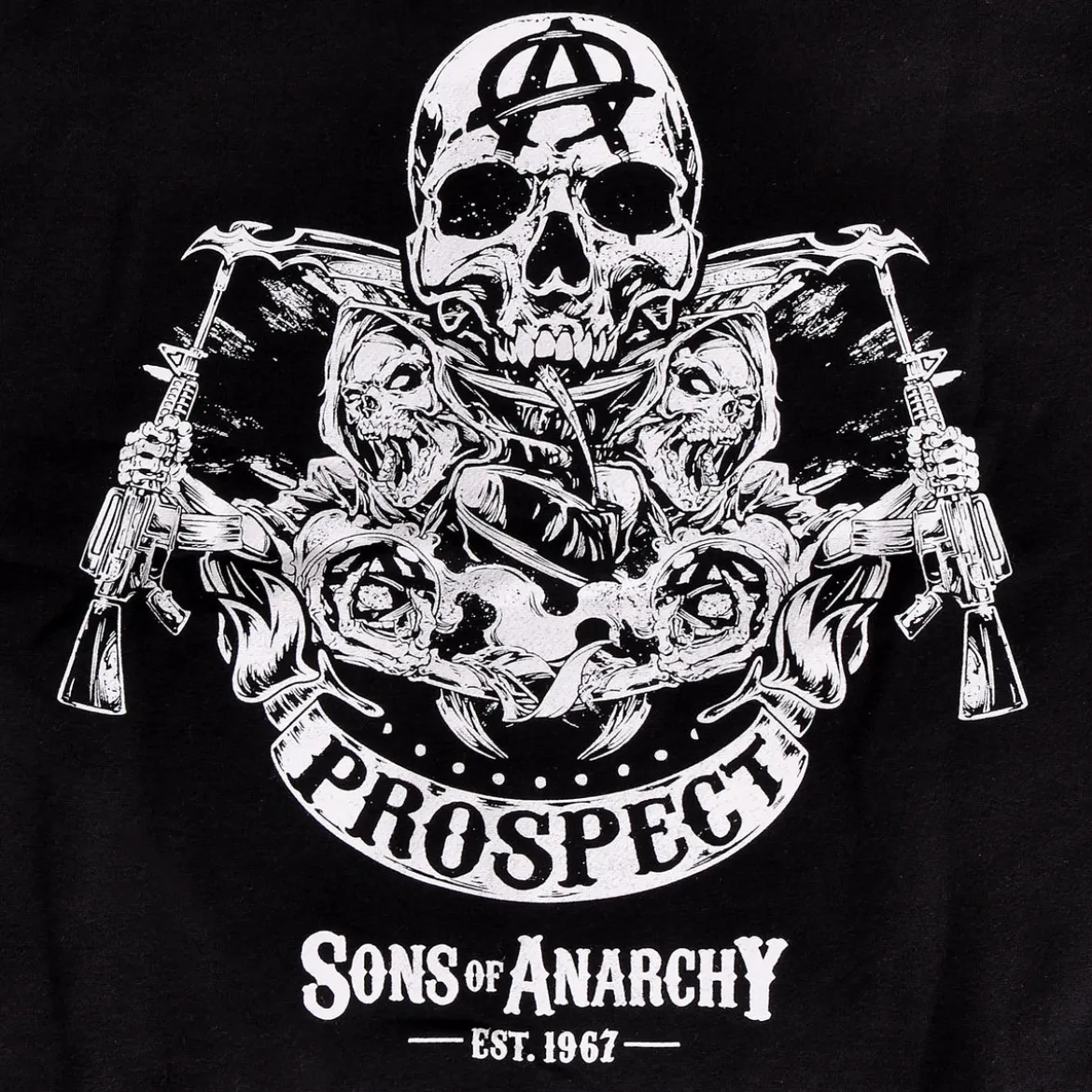 Sons of Anarchy - Reaper & Prospect College Jacke schwarz-weiß