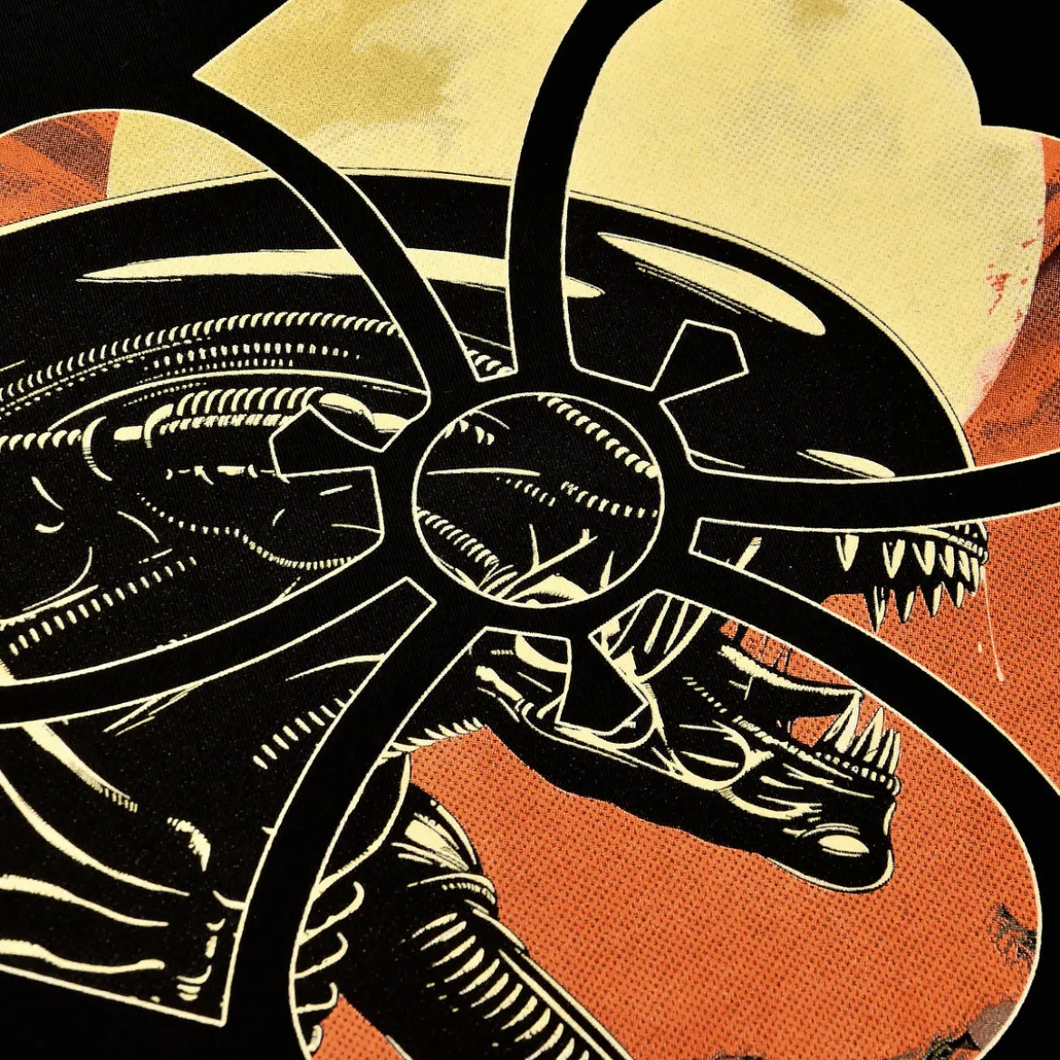 Space Hunter T-Shirt für Alien Fans schwarz