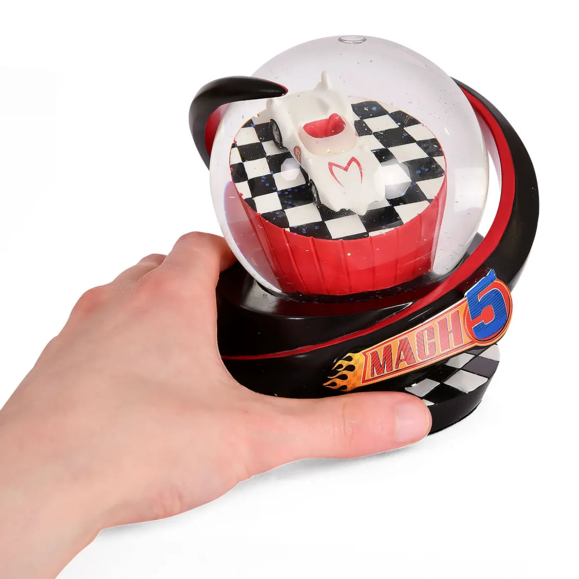 Speed Racer - Mach 5 Schneekugel mit Glitter