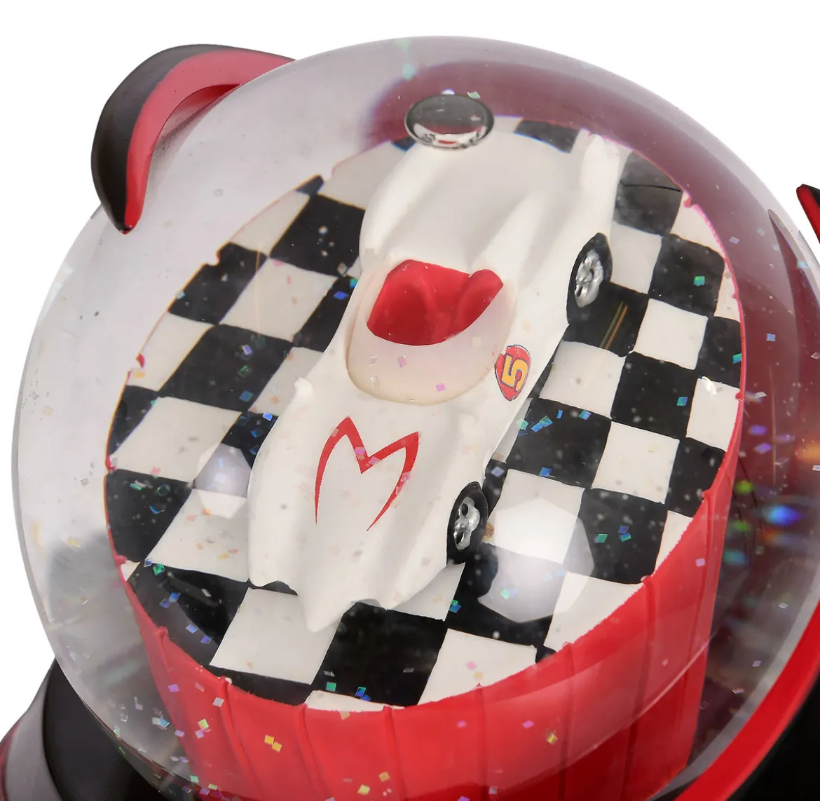Speed Racer - Mach 5 Schneekugel mit Glitter