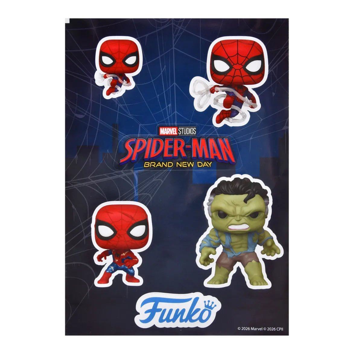 Spiderman Brand New Day Gratis Stickerbogen