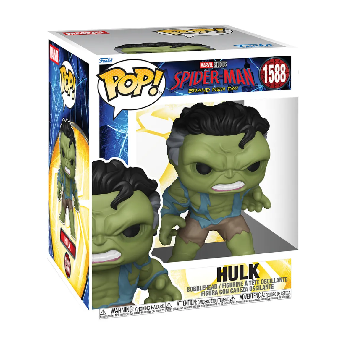 Spider-Man: Brand New Day - Hulk Funko Pop Wackelkopf-Figur