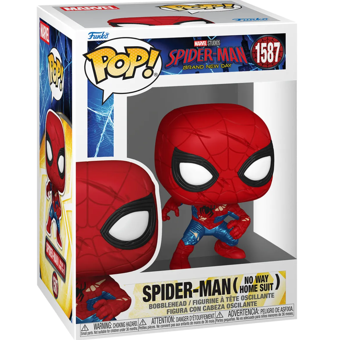 Spider-Man: Brand New Day - No Way Home Suit Funko Pop Wackelkopf-Figur
