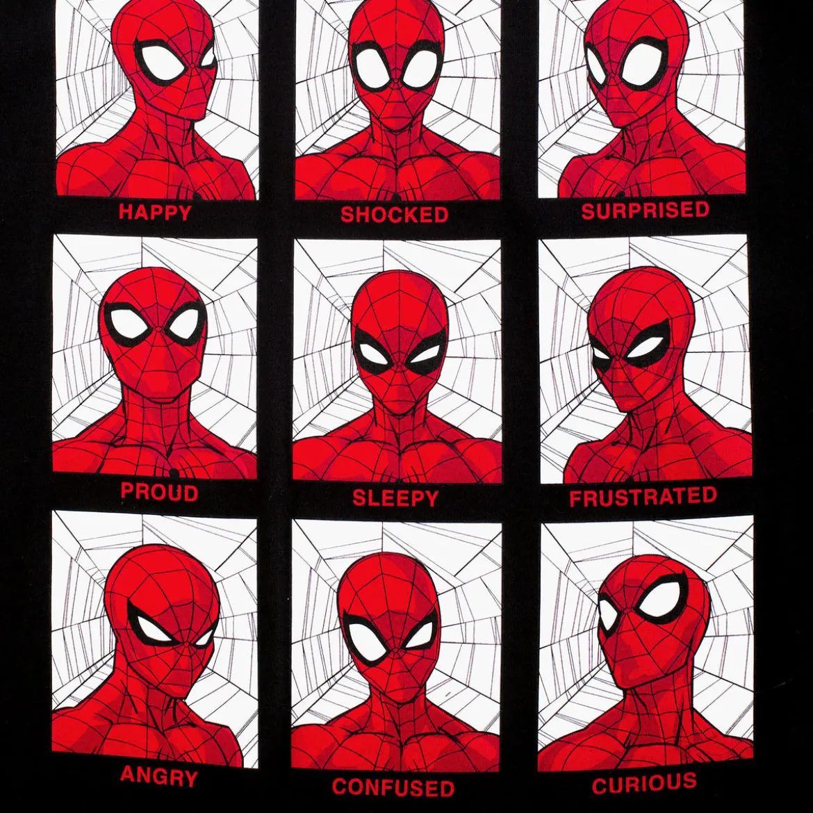 Spider-Man - Emotions T-Shirt schwarz