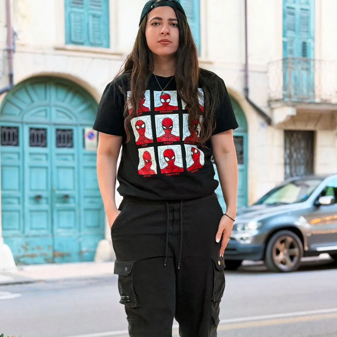 Spider-Man - Emotions T-Shirt schwarz