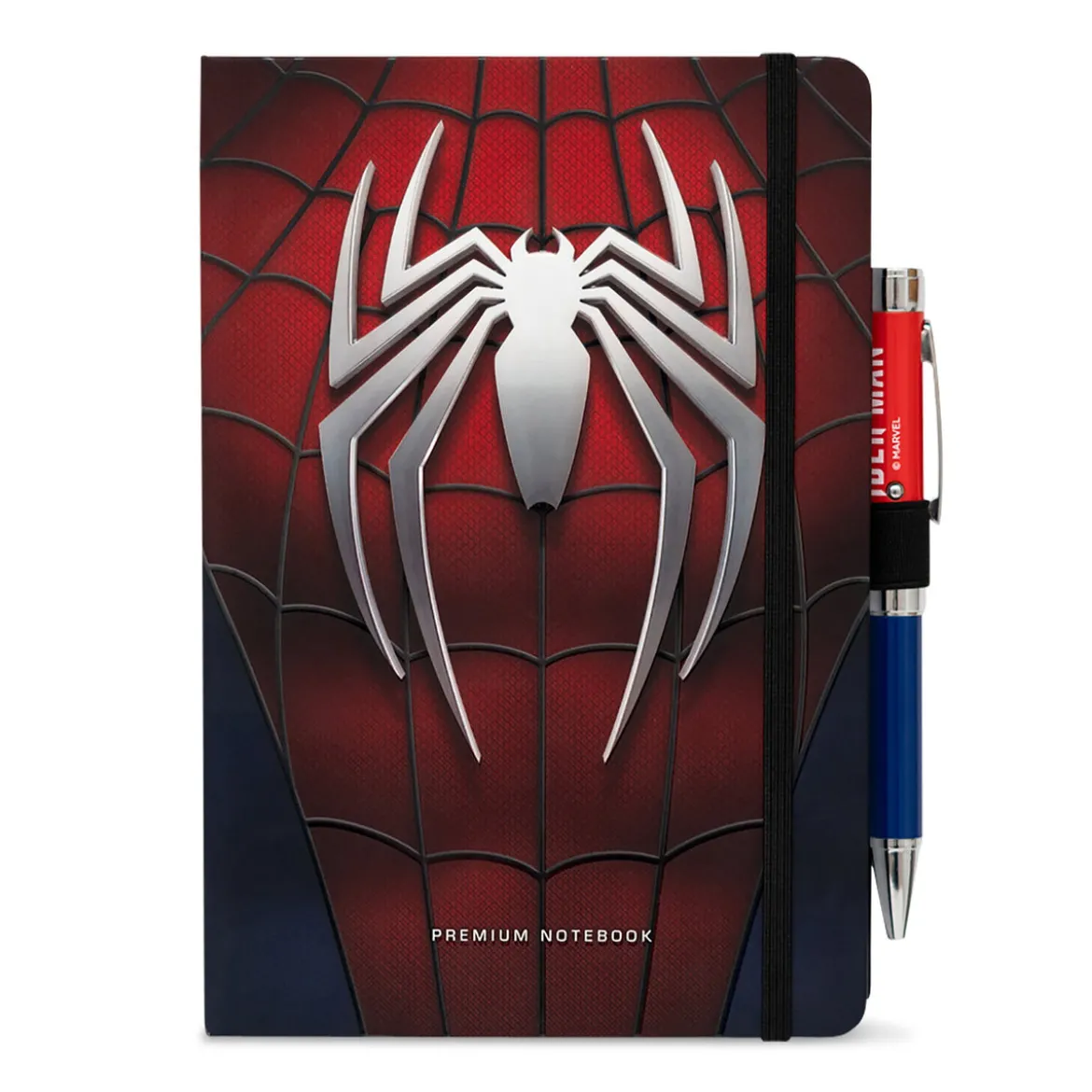 Spider-Man - Logo Notizbuch A5 mit Kugelschreiber