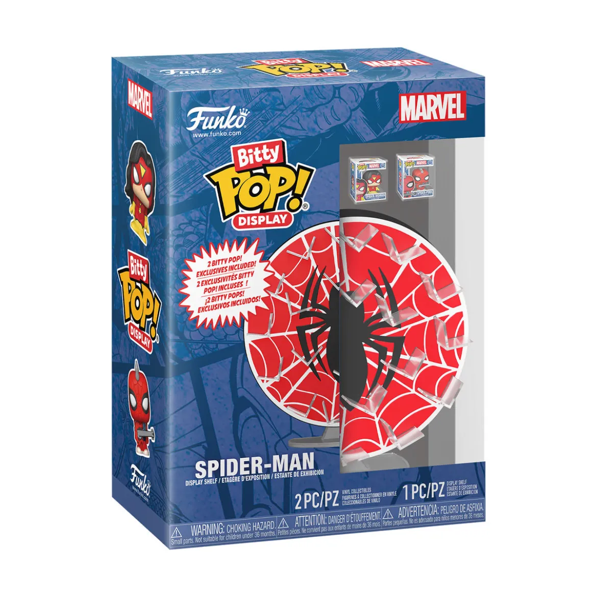 Spider-Man - Spider Funko Bitty POP Display mit 2 Figuren