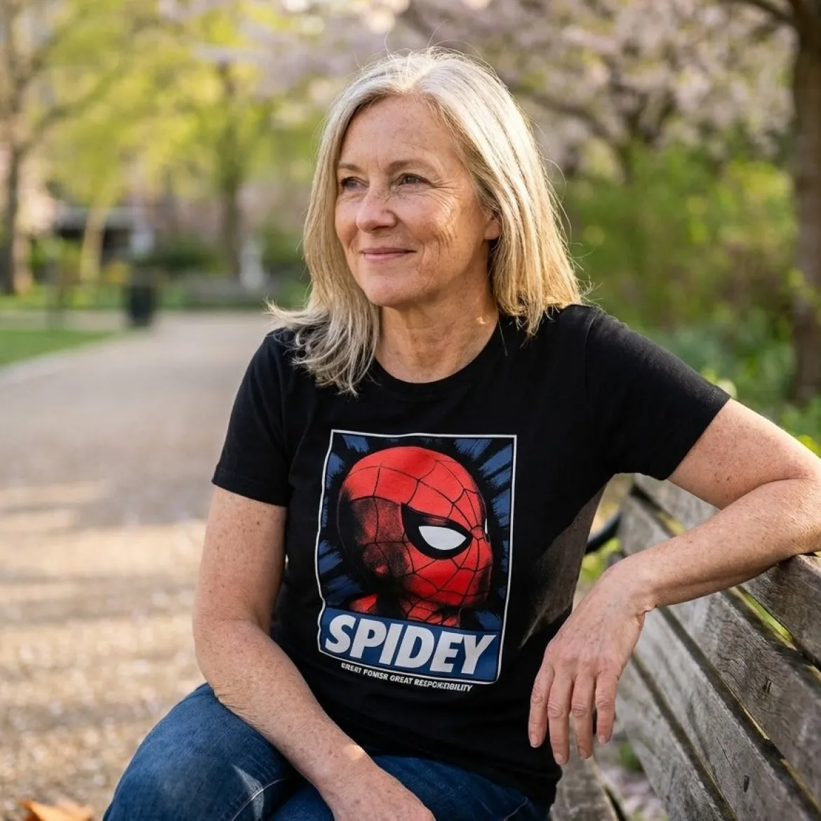Spider-Man - Spidey Great Power T-Shirt schwarz