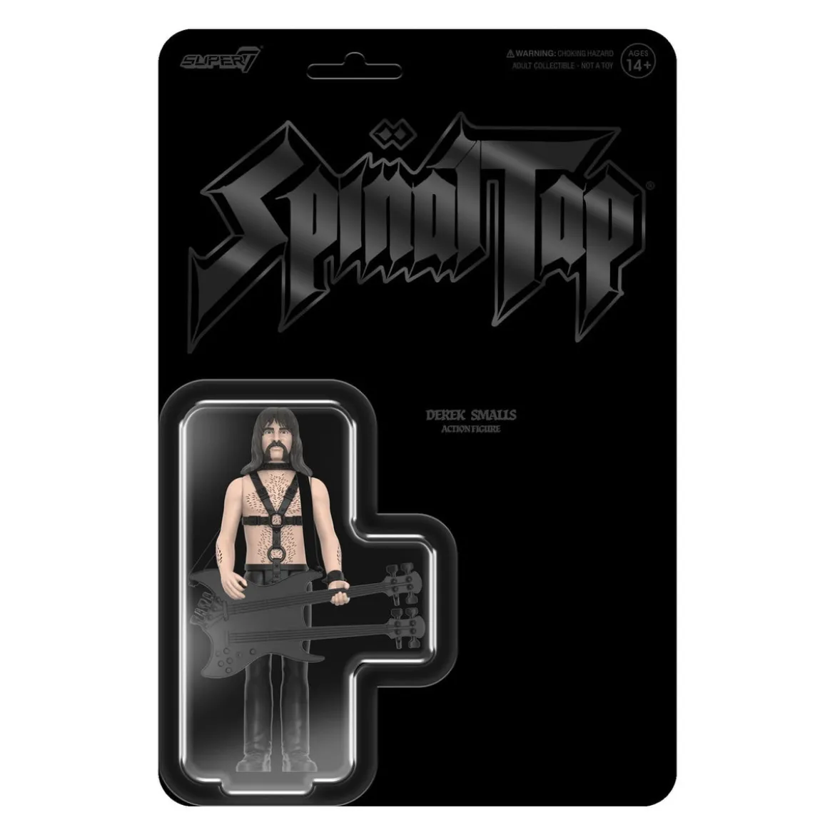 Spinal Tap ReAction Actionfigur Wave 02 Derek Smalls (None More Black) 10 cm